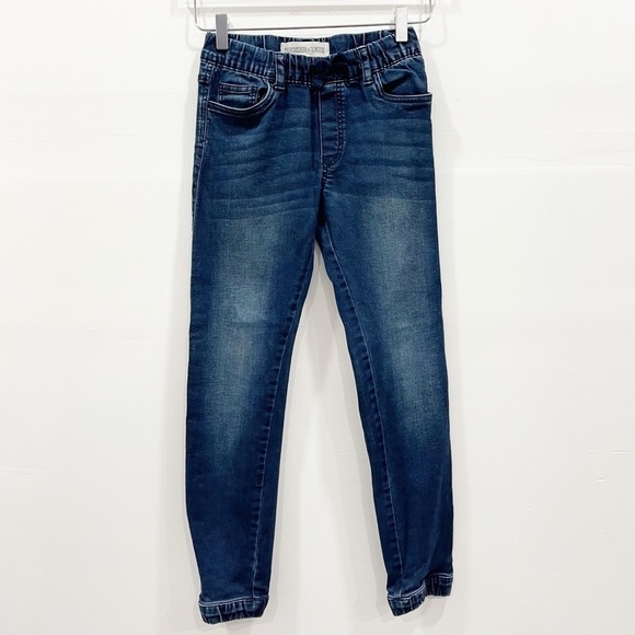 Tucker + Tate Denim Jogger Pants Drawstring Cotton Blue Medium 8/10 - Picture 1 of 7